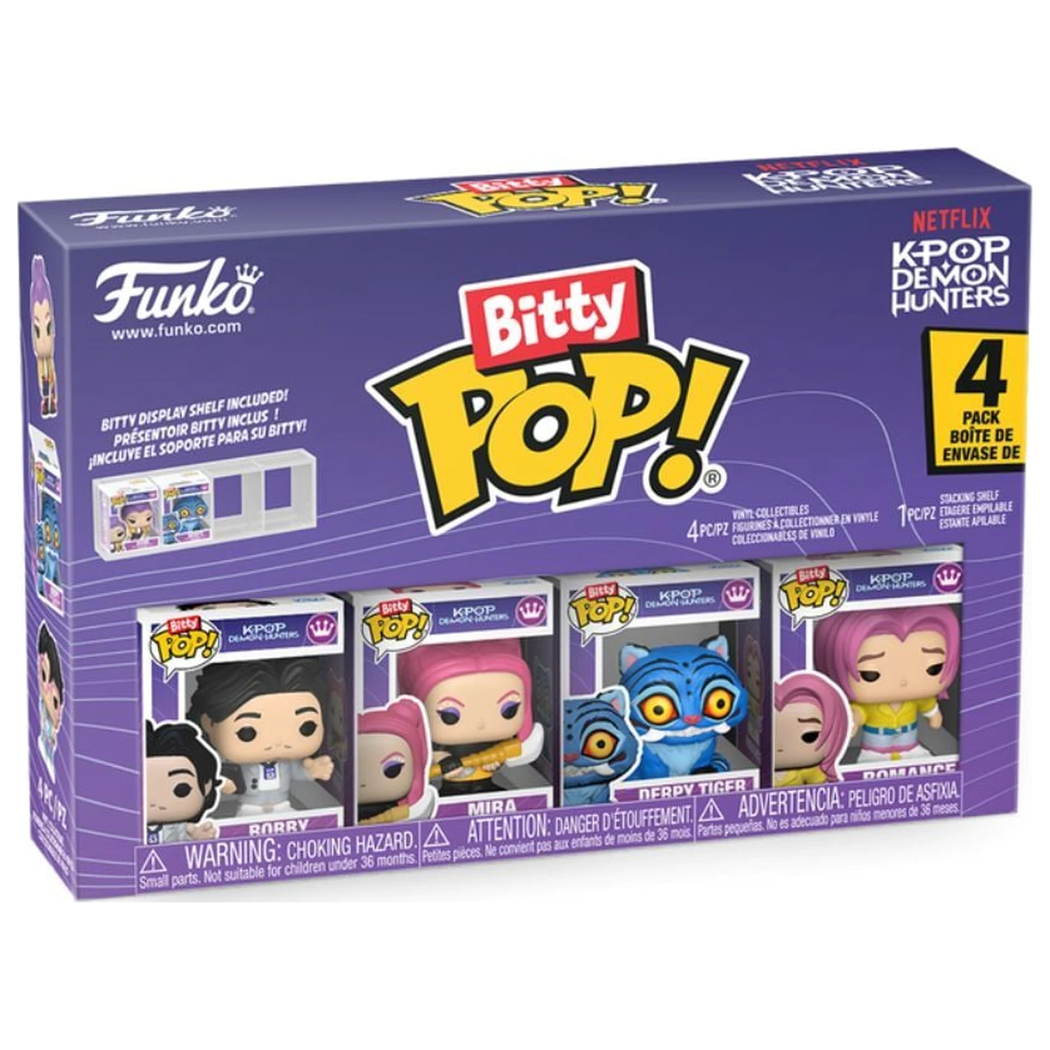 Funko Bitty POP 4db-os figura csomag KPop Demon Hunters termékfotó