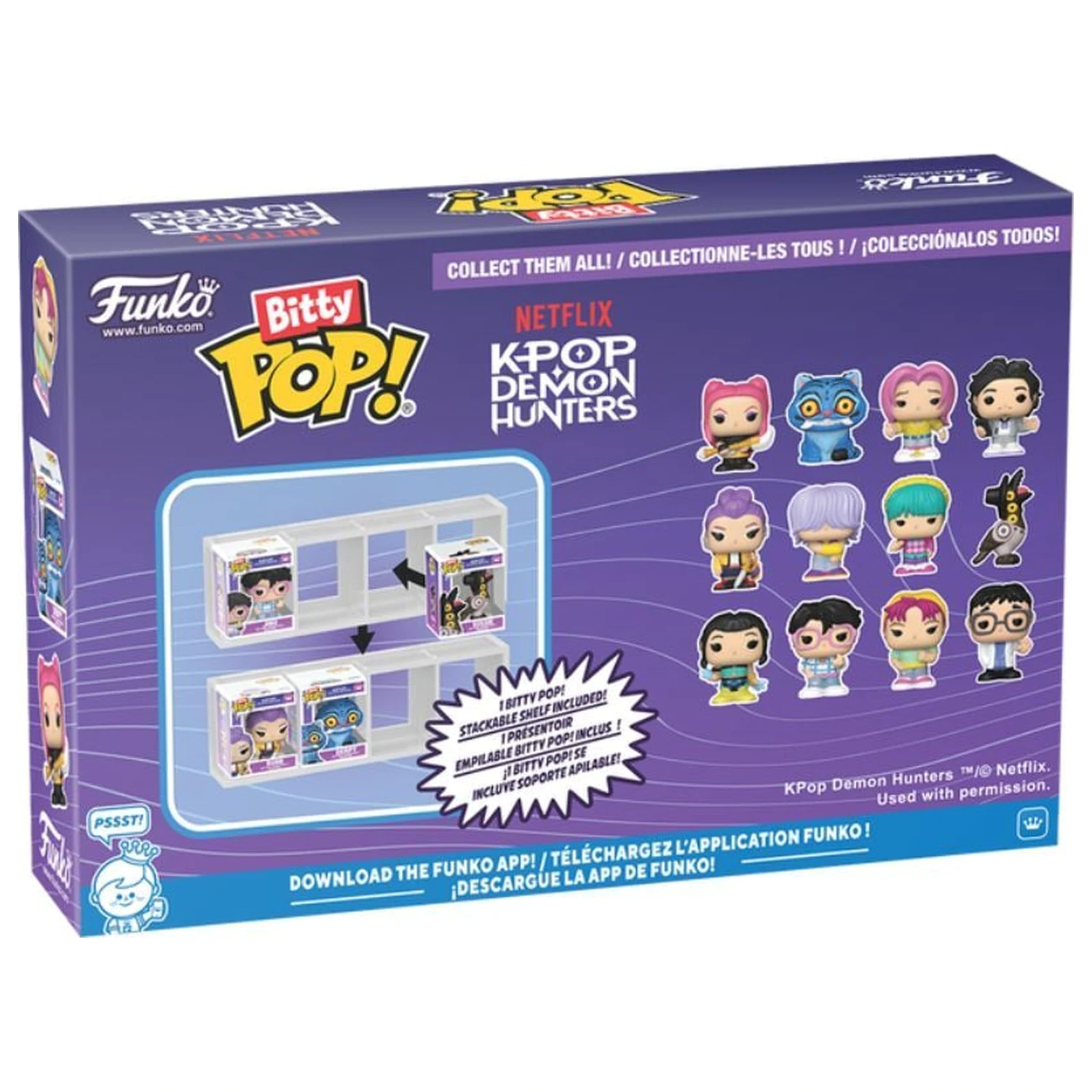 Funko Bitty POP 4db-os figura csomag KPop Demon Hunters termékfotó