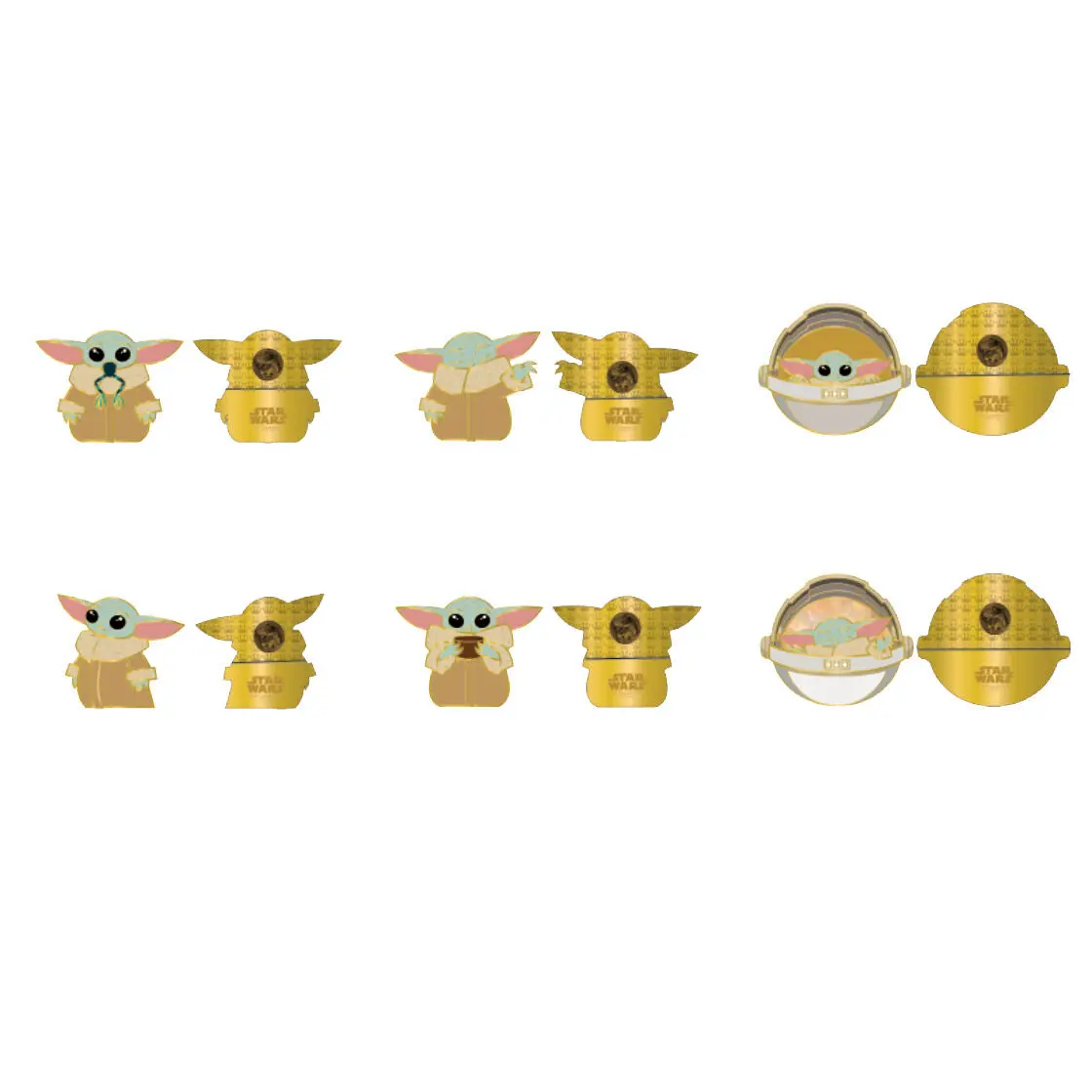 Funko Enamel Pin Star Wars Mandalorian Yoda the Child kitűző zsákbamacska termékfotó