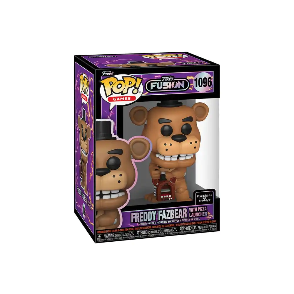 Funko Fusion Funko POP! Games Vinyl figurák Freddy Fazbear with Pizza Launcher w/CH 9 cm 5 + 1 csomag termékfotó