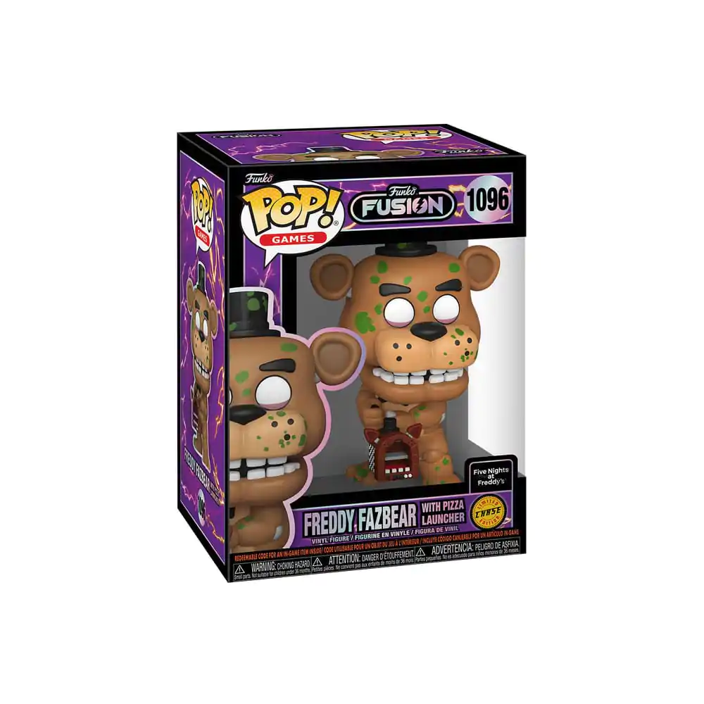 Funko Fusion Funko POP! Games Vinyl figurák Freddy Fazbear with Pizza Launcher w/CH 9 cm 5 + 1 csomag termékfotó