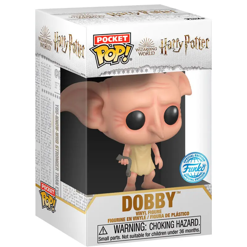 Funko Pocket POP! figura és gyerek póló csomag Harry Potter Dobby Exkluzív [L, 11 éves] termékfotó