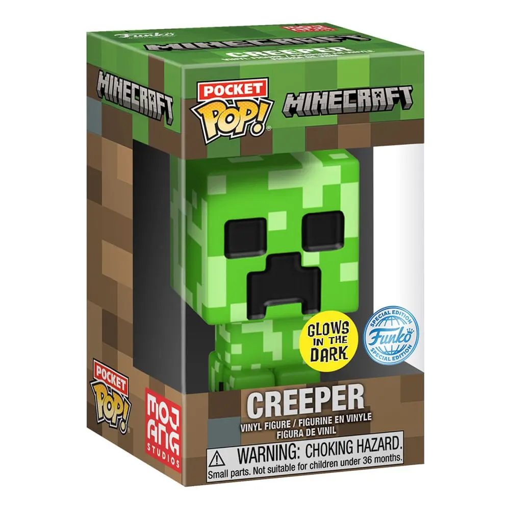 Funko Pocket POP figura és gyerek póló csomag Minecraft Blue Creeper [XL] termékfotó