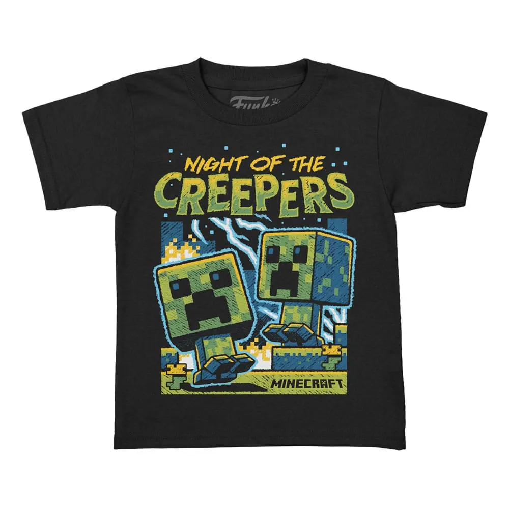 Funko Pocket POP figura és gyerek póló csomag Minecraft Blue Creeper [XL] termékfotó