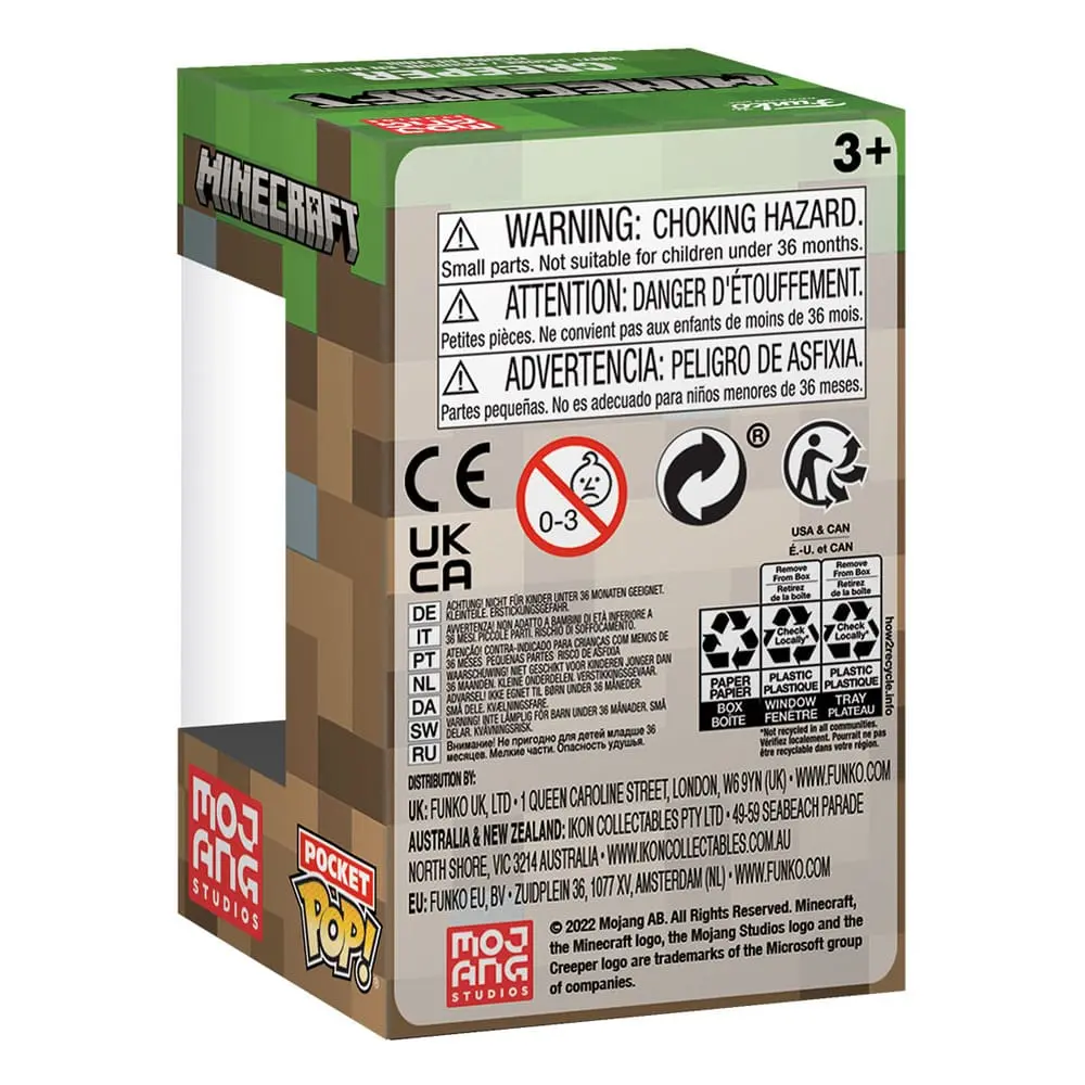 Funko Pocket POP figura és gyerek póló csomag Minecraft Creeper [M] termékfotó