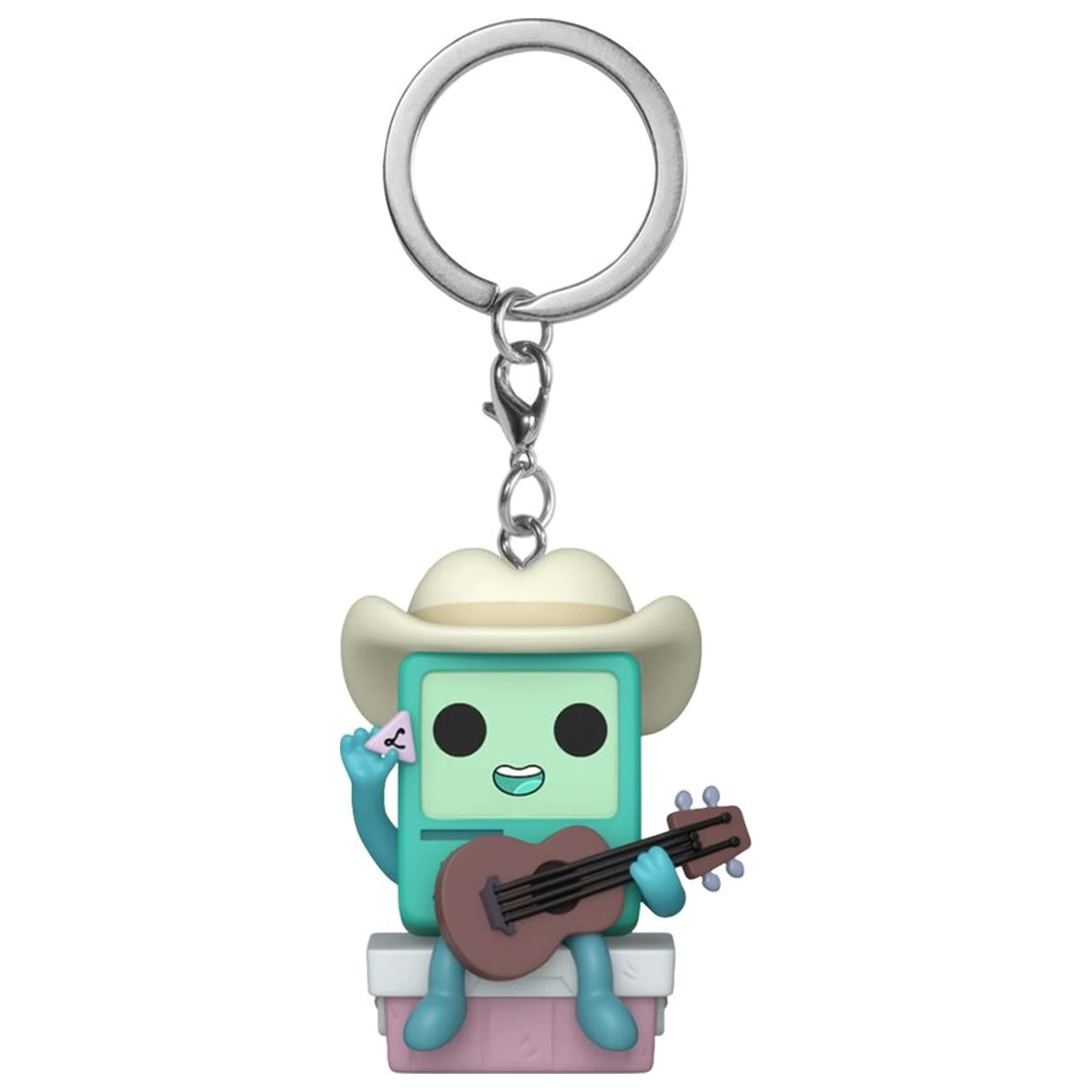Funko Pocket POP kulcstartó Adventure Time Cowboy BMO with guitar termékfotó
