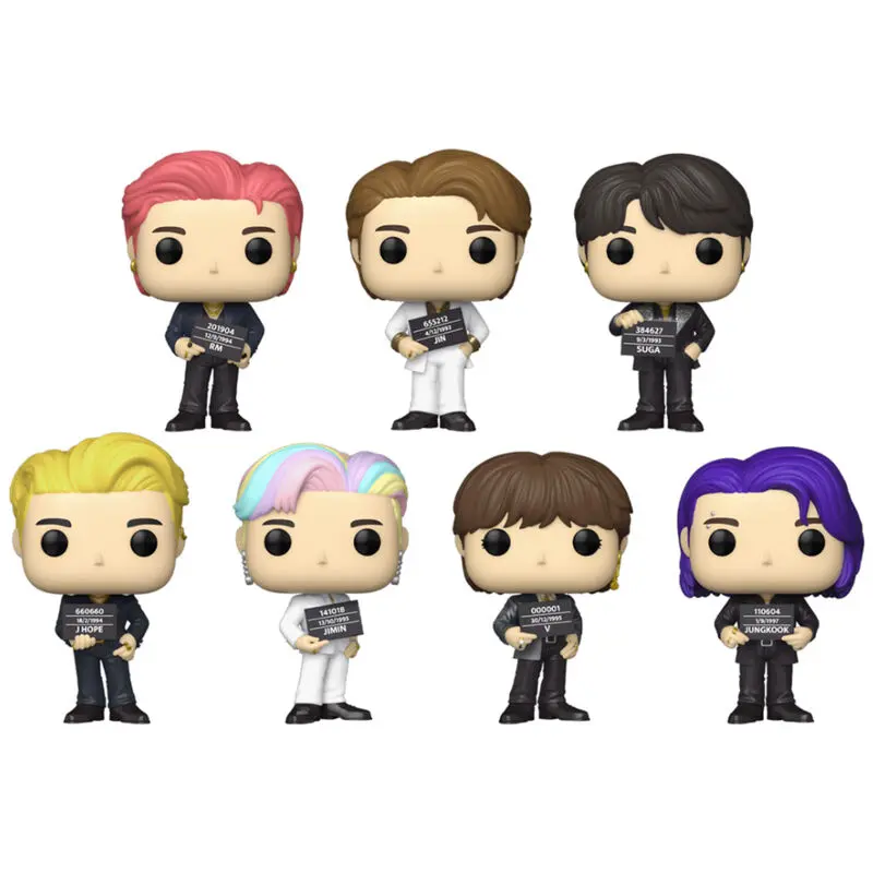 BTS POP! Rocks Vinyl Figures 7-Pack Butter 9 cm termékfotó