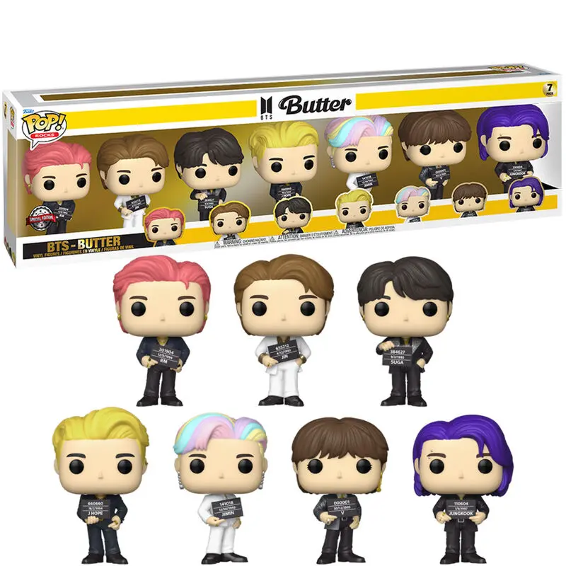 BTS POP! Rocks Vinyl Figures 7-Pack Butter 9 cm termékfotó