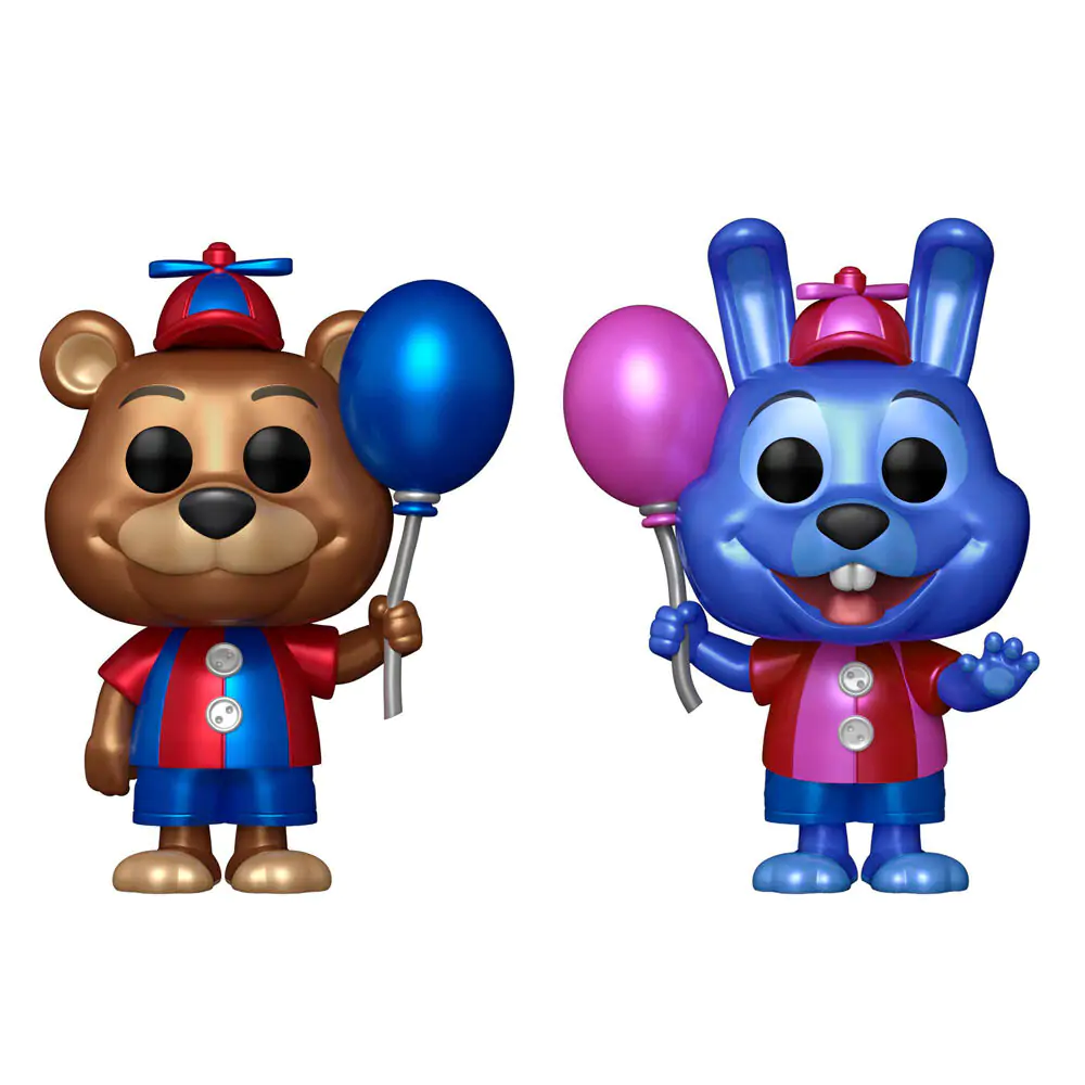 Funko POP 2db-os figura csomag Five Nights at Freddys Ballon Freddy & Balloon Bonnie Exkluzív termékfotó