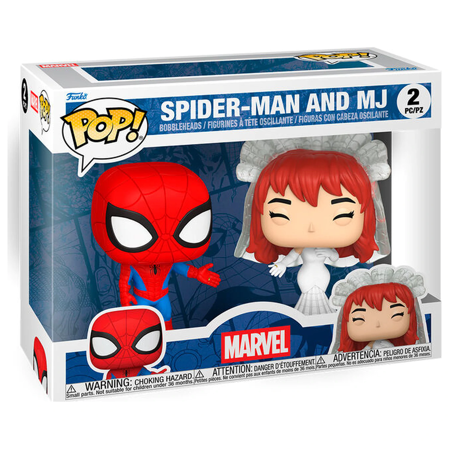 Funko POP 2db-os figura csomag Marvel Spider-Man and MJ termékfotó