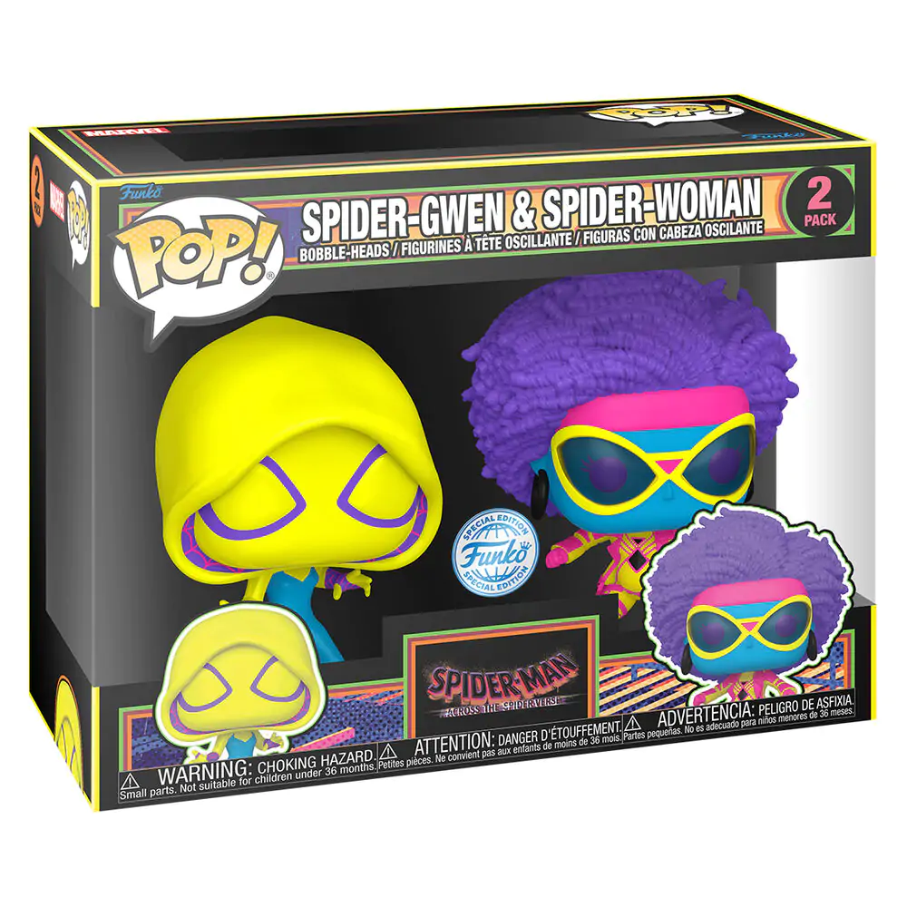 Funko POP 2db-os figura csomag Spider-Man Spider-Gwen & Spider-Woman Exkluzív termékfotó