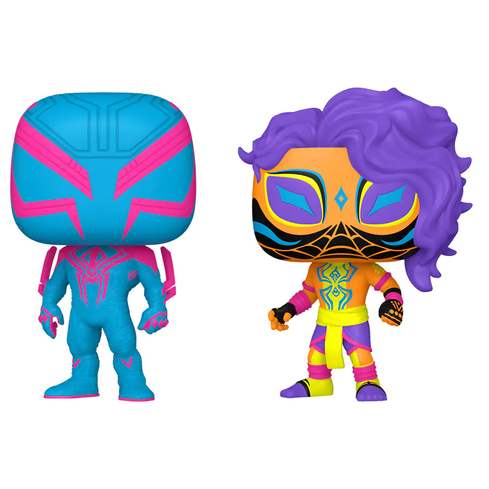 Funko POP 2db-os figura csomag Spider-Man - Spider-Man 2099 & Spider-Man India Exkluzív termékfotó