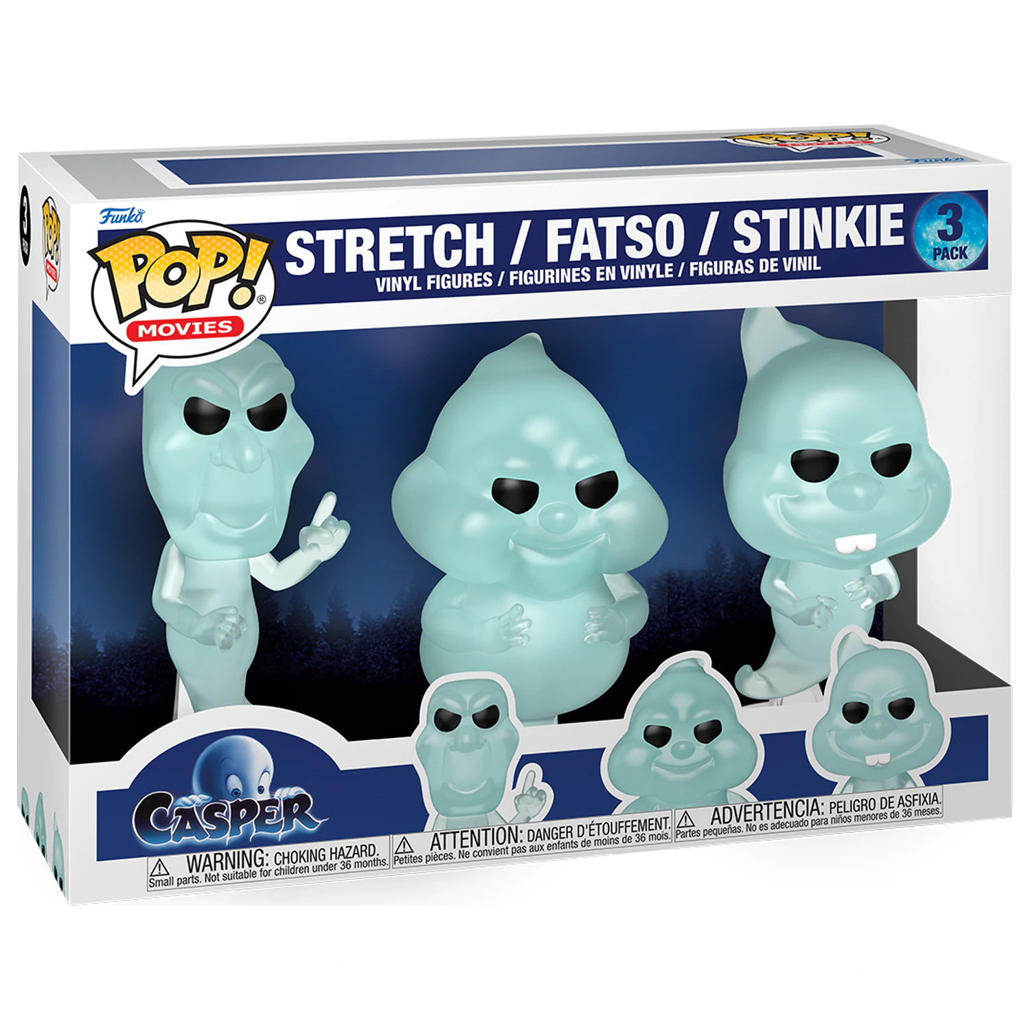 Funko POP 3 db-os figura csomag Casper Ghostly Trio termékfotó