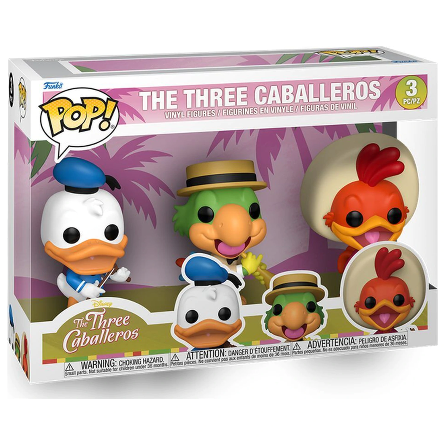 Funko POP 3 db-os figura csomag DisneyThe Three Caballeros termékfotó