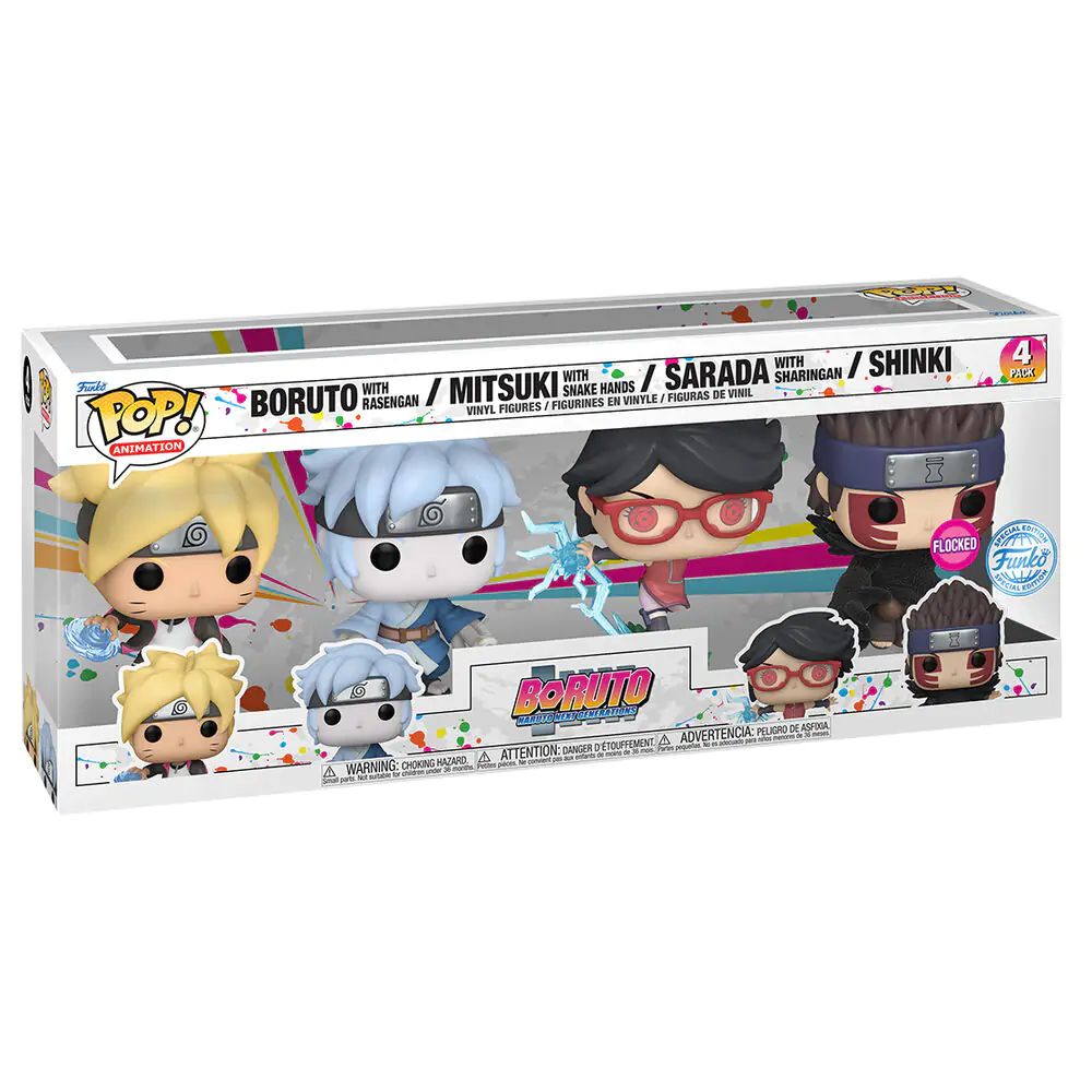 Funko POP 4-er Pack Figuren Boruto Exclusive termékfotó