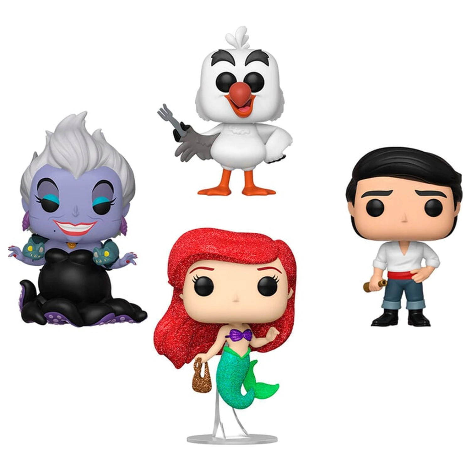 Funko POP 4 db-os figura csomag Disney Little Mermaid Exkluzív termékfotó