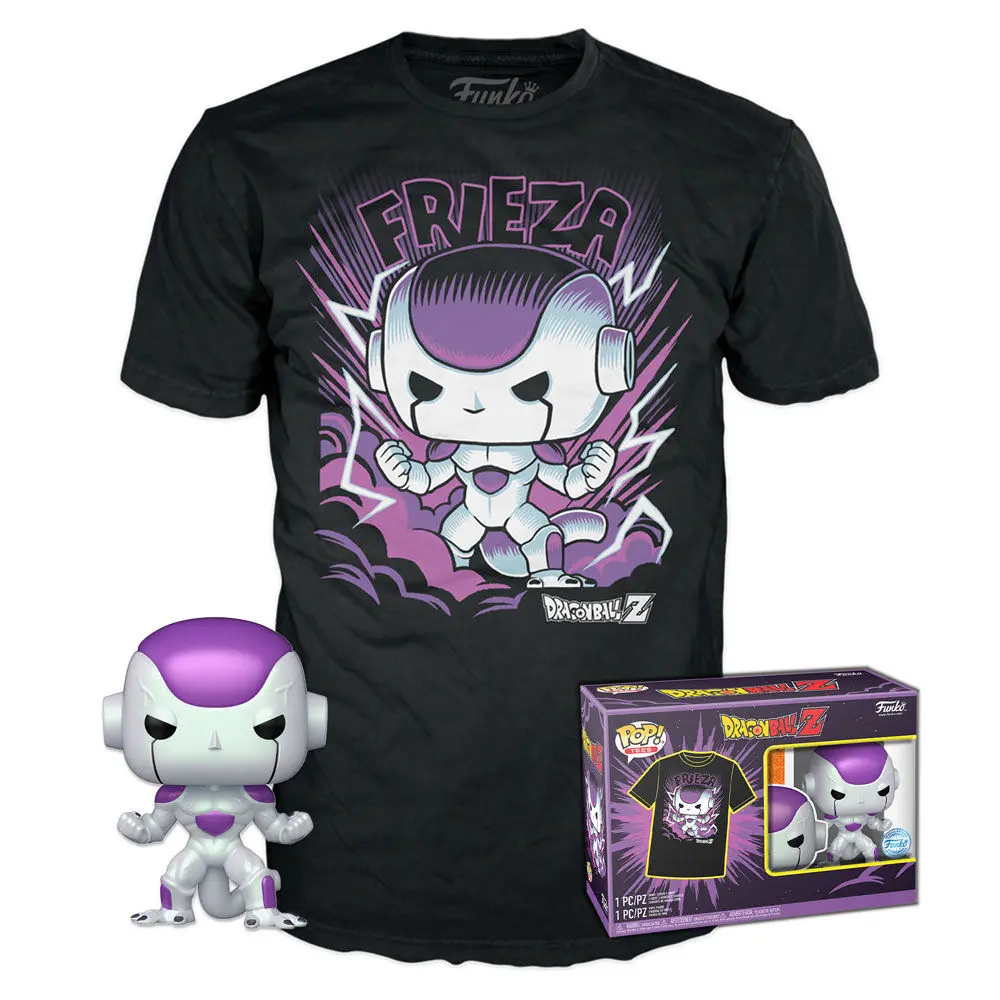 Funko POP & Tee Dragon Ball Frieza Exkluzív figura és póló csomag termékfotó