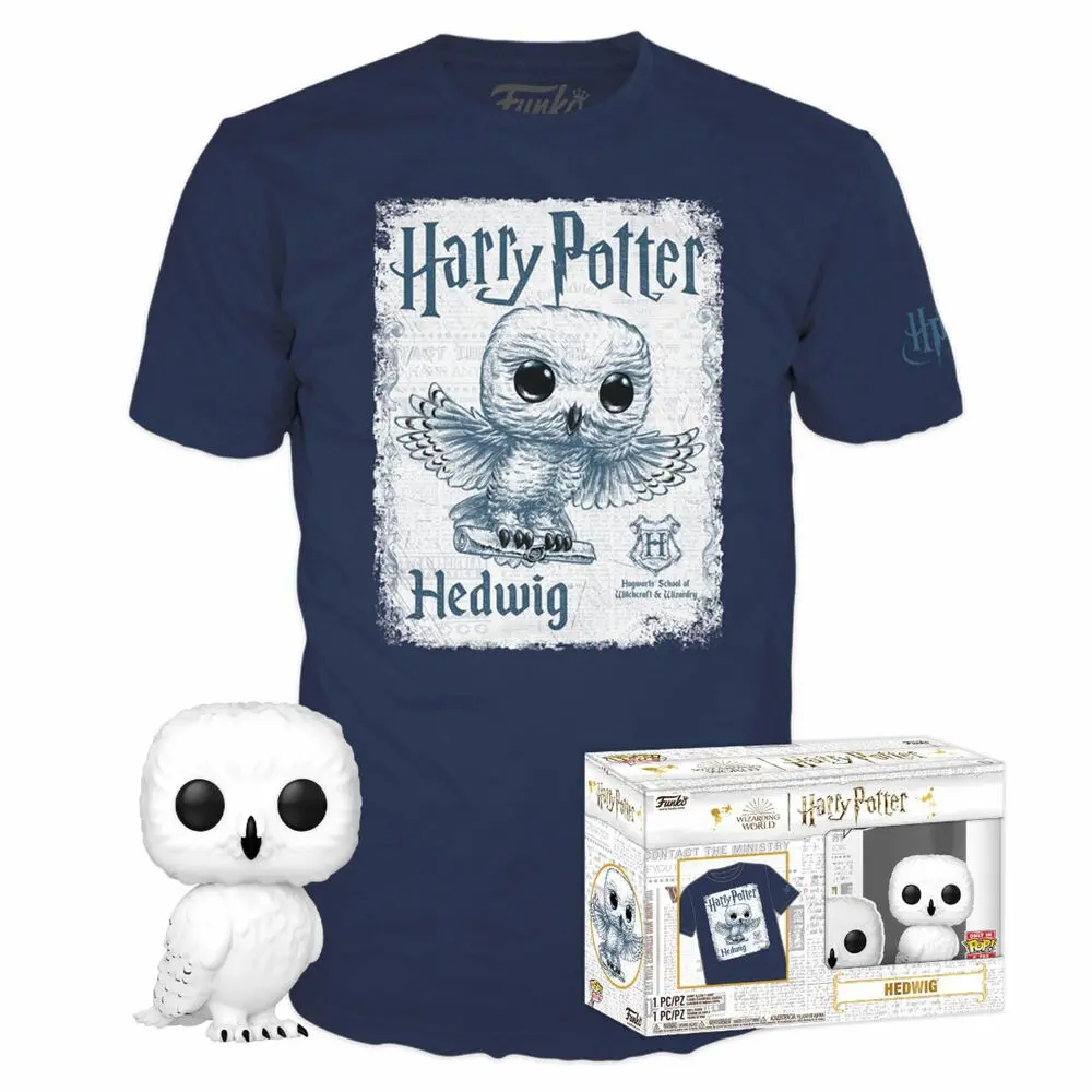 Funko POP & Tee Harry Potter Hedwig Funko POP! figura és póló csomag termékfotó