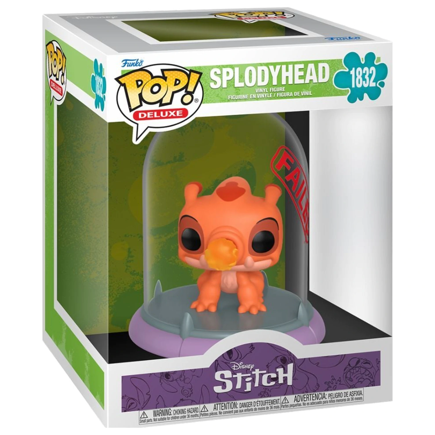 Funko POP Deluxe figura Disney Stitch Experiments Splodyhead termékfotó