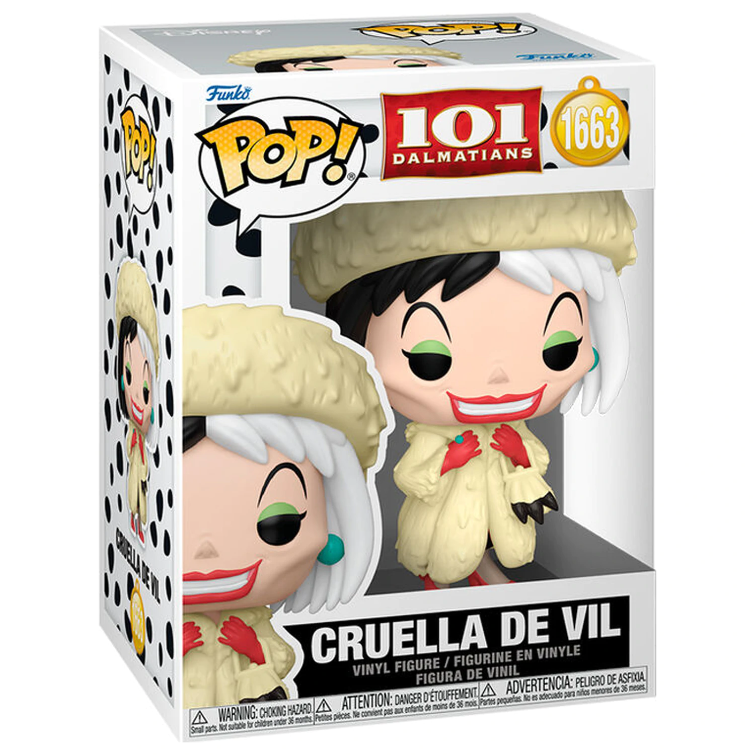 Funko POP figura 101 Dalmatas Cruella de Vil Szörnyella termékfotó