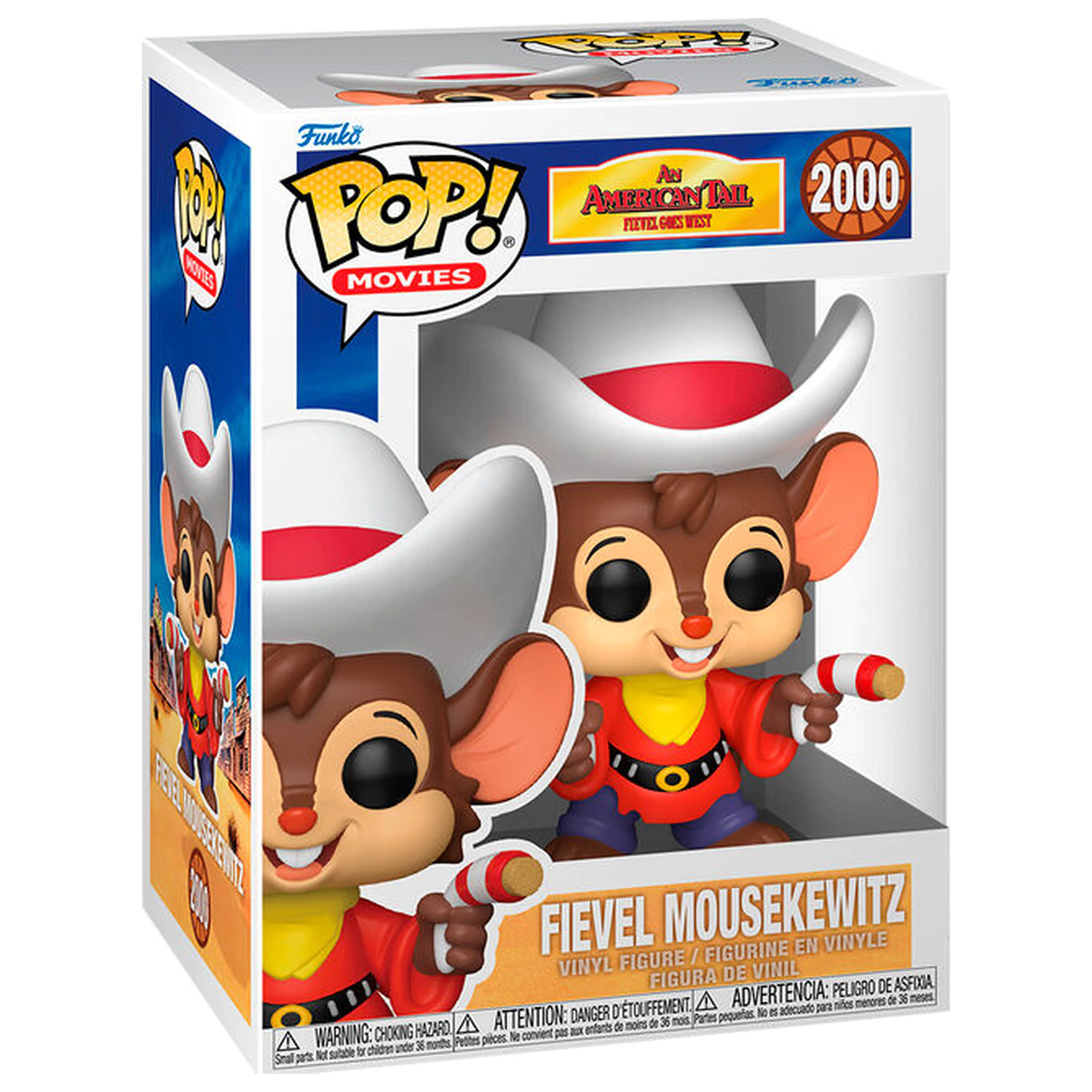 Funko POP figura An American Tail Goes West Fievel Mousekewitz termékfotó
