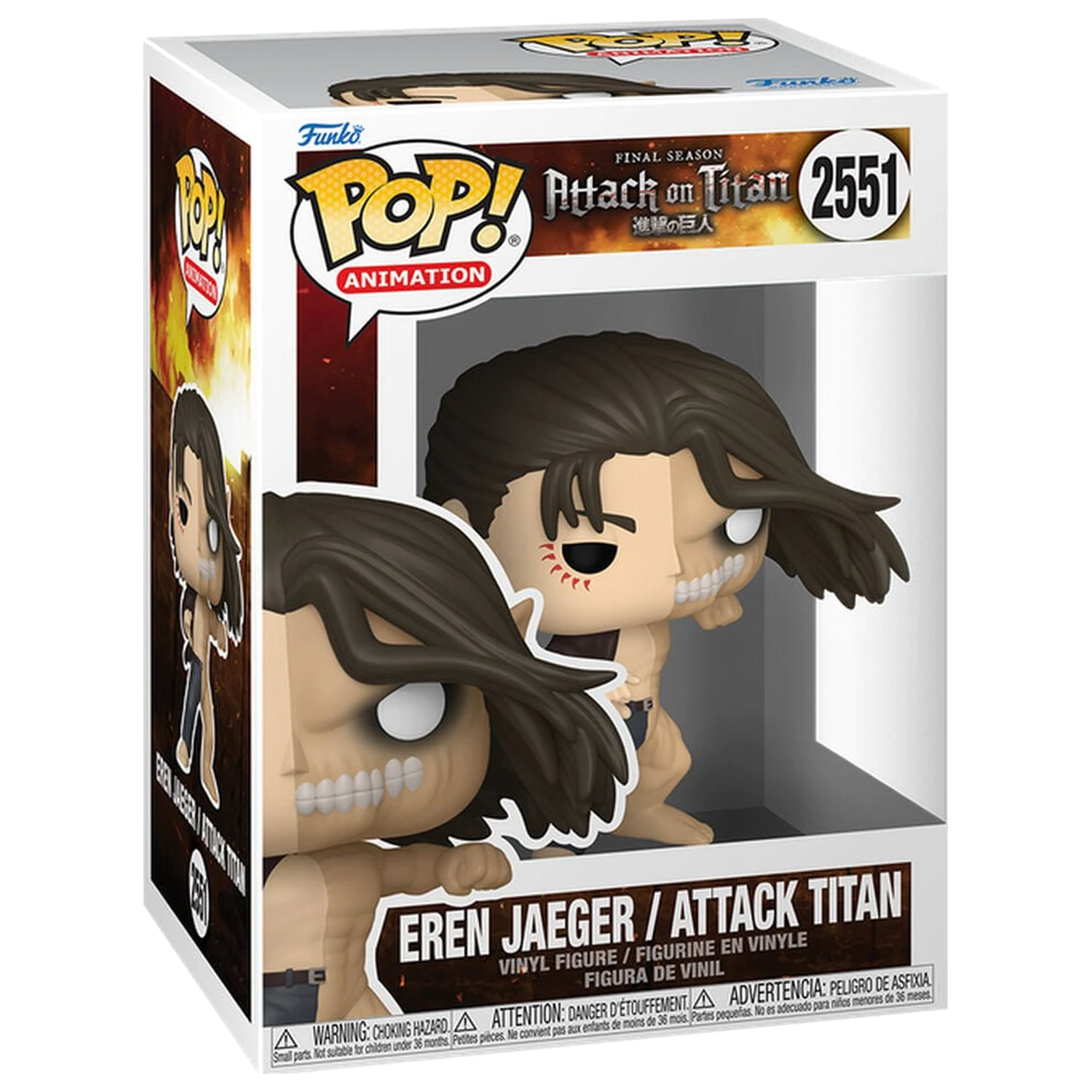 Funko POP figura Attack on Titan Eren Jaeger / Attack Titan termékfotó
