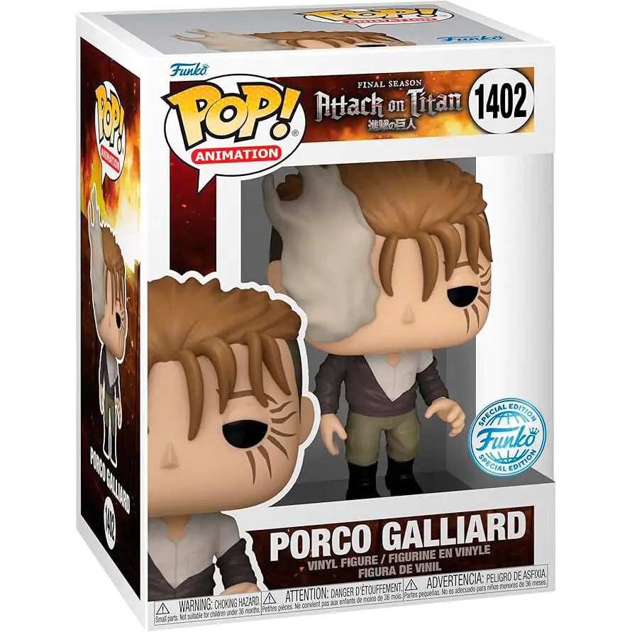 Funko POP Figur Attack On Titan Porco Galliard Exclusive termékfotó