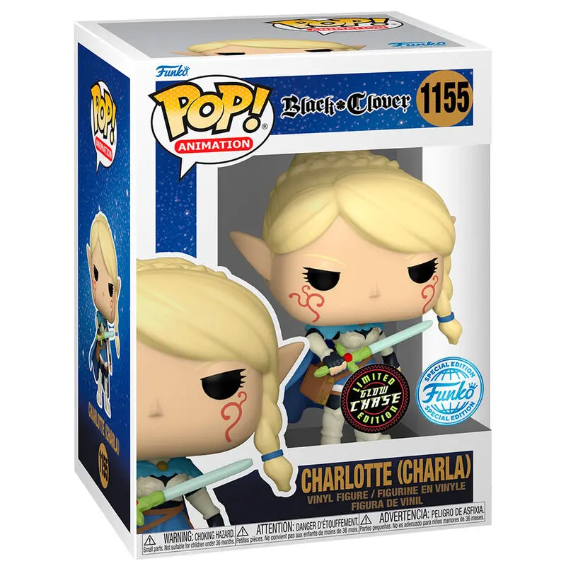 Funko POP figura Black Clover Charlotte Chase Exkluzív termékfotó