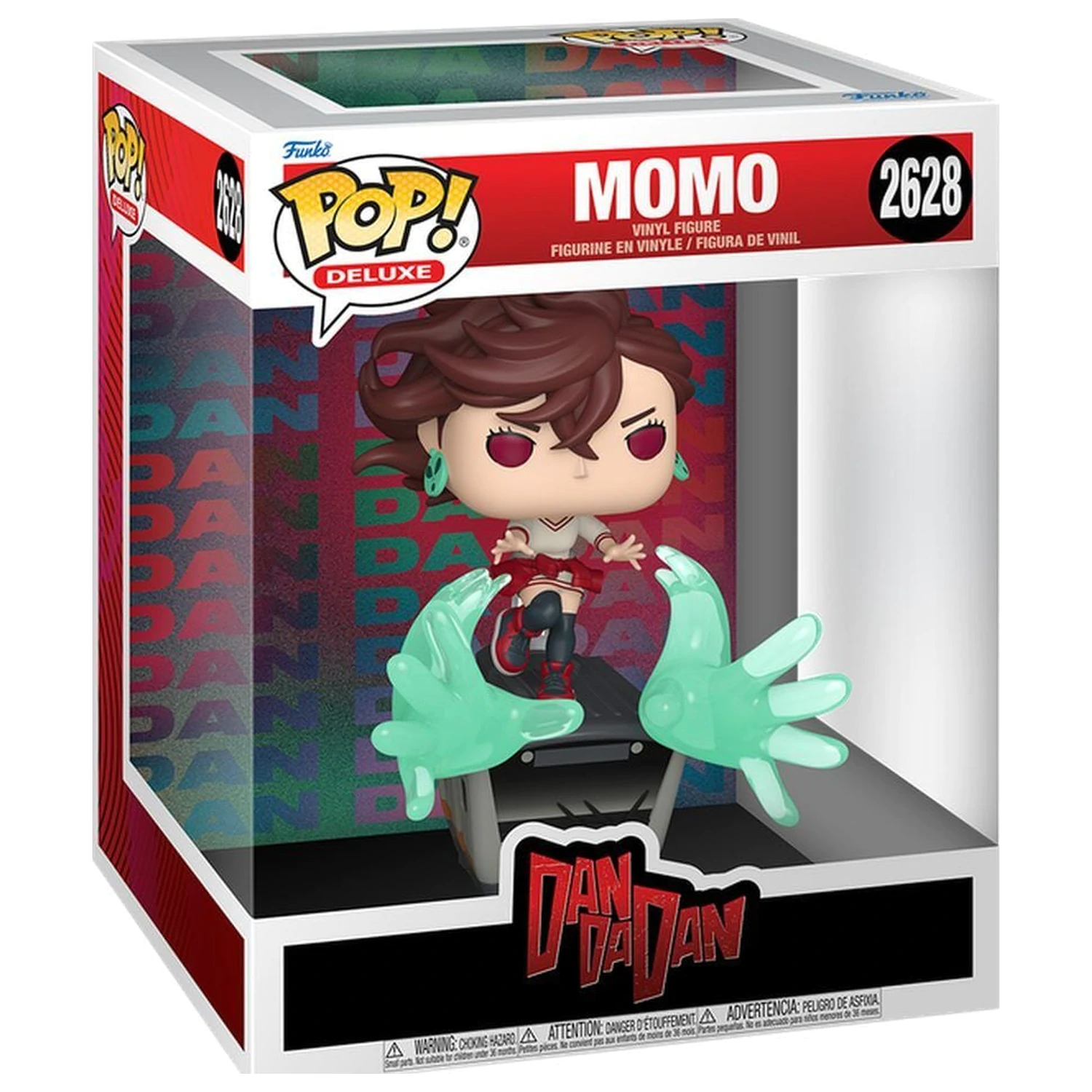 Funko POP figura DanDaDan Deluxe Momo with Psychokinetic Hands termékfotó