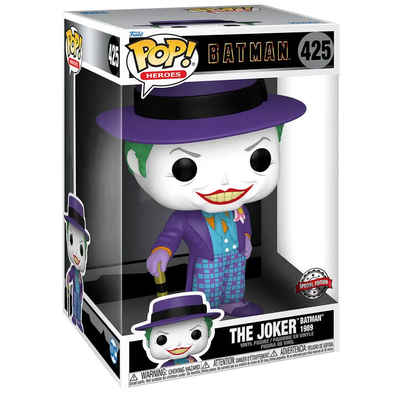 Batman 1989 Super Sized Jumbo POP! Vinyl Figure The Joker with Hat 25 cm termékfotó