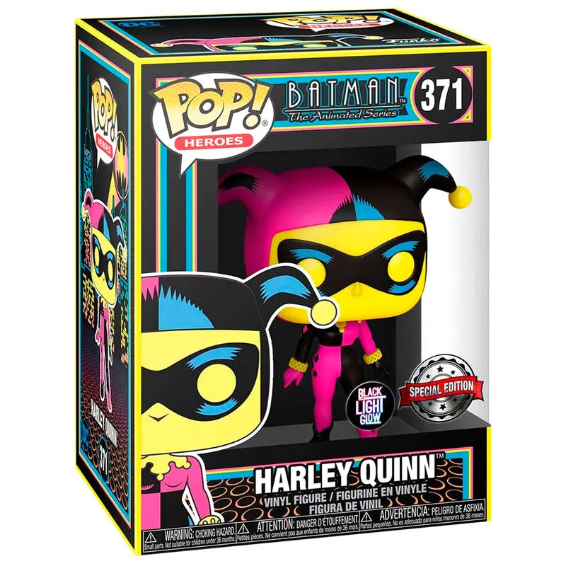 Funko POP figura DC Comics Harley Quinn Black Light Exkluzív termékfotó