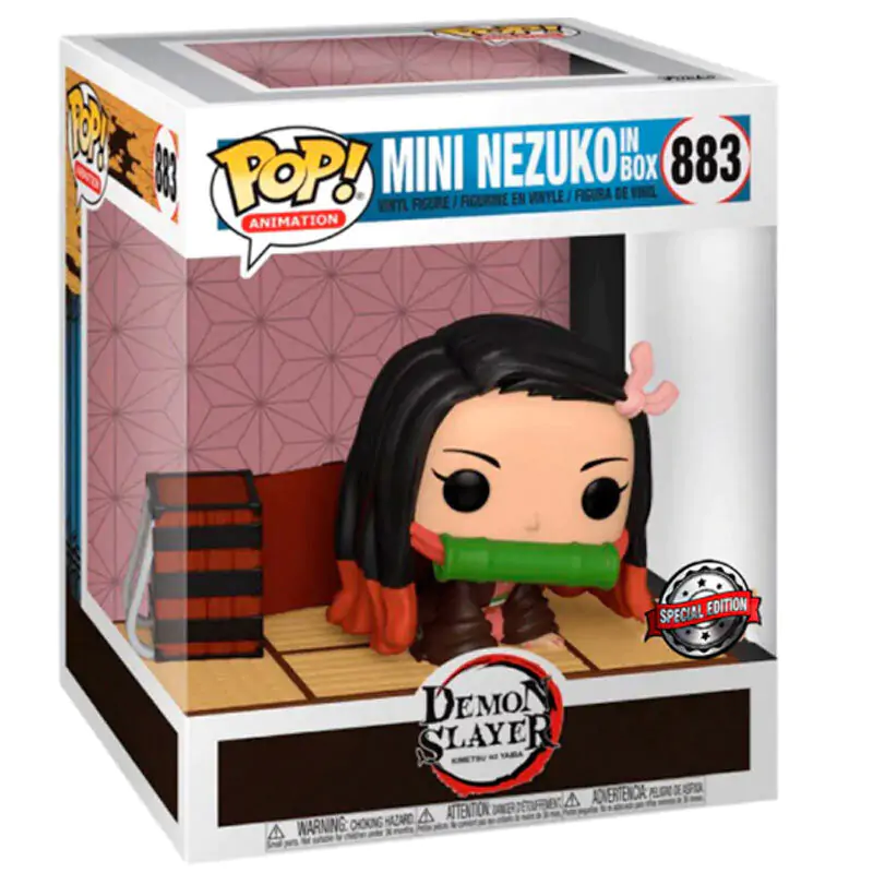 Funko POP figura Deluxe Demon Slayer Kimetsu no Yaiba Mini Nezuko Exkluzív termékfotó