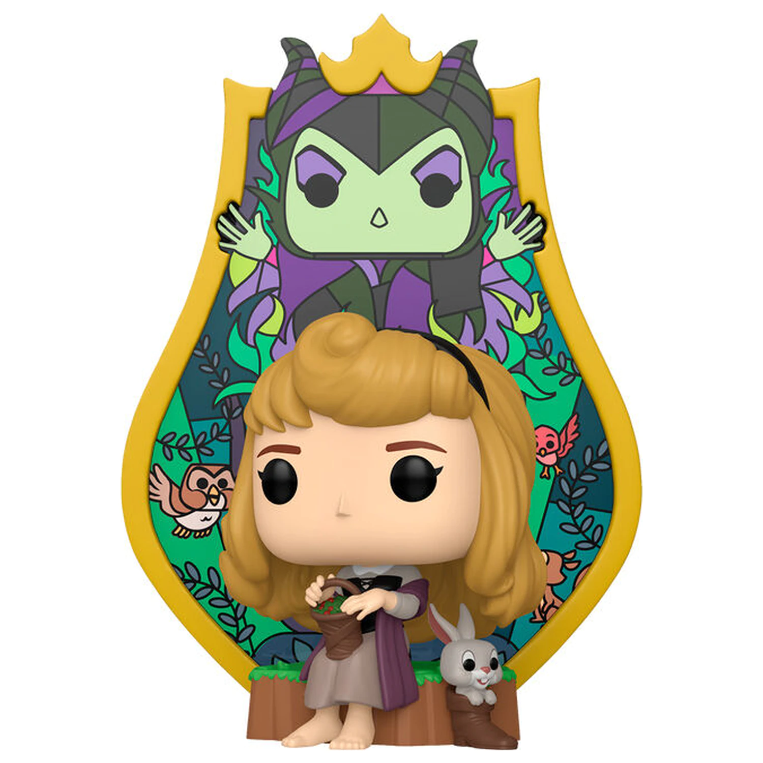 Funko POP figura Deluxe Disney Slepping Beauty Aurora Maleficent Stained Glass termékfotó