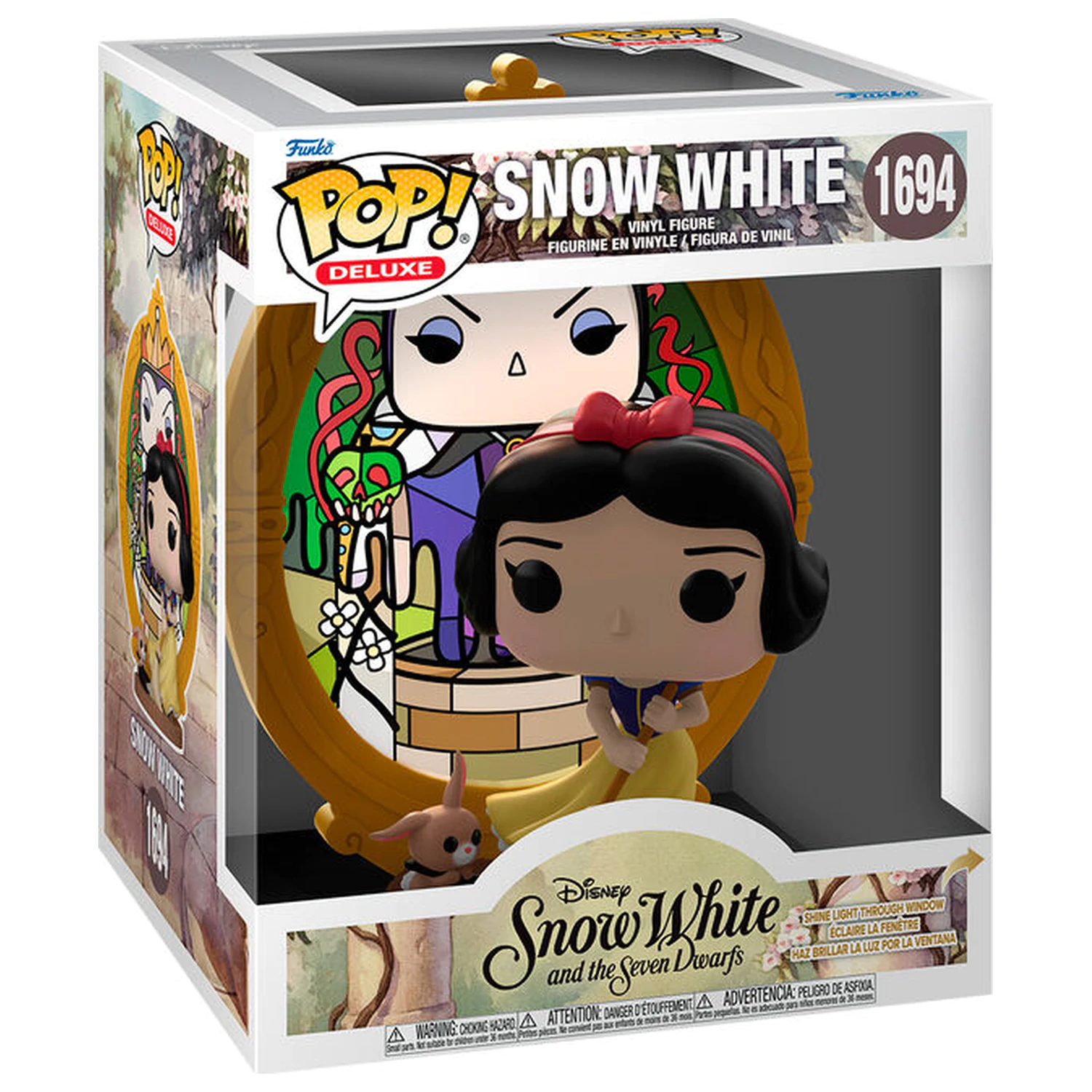 Funko POP figura Deluxe Disney Snow White - Snow White Evil Queen Stained Glass termékfotó