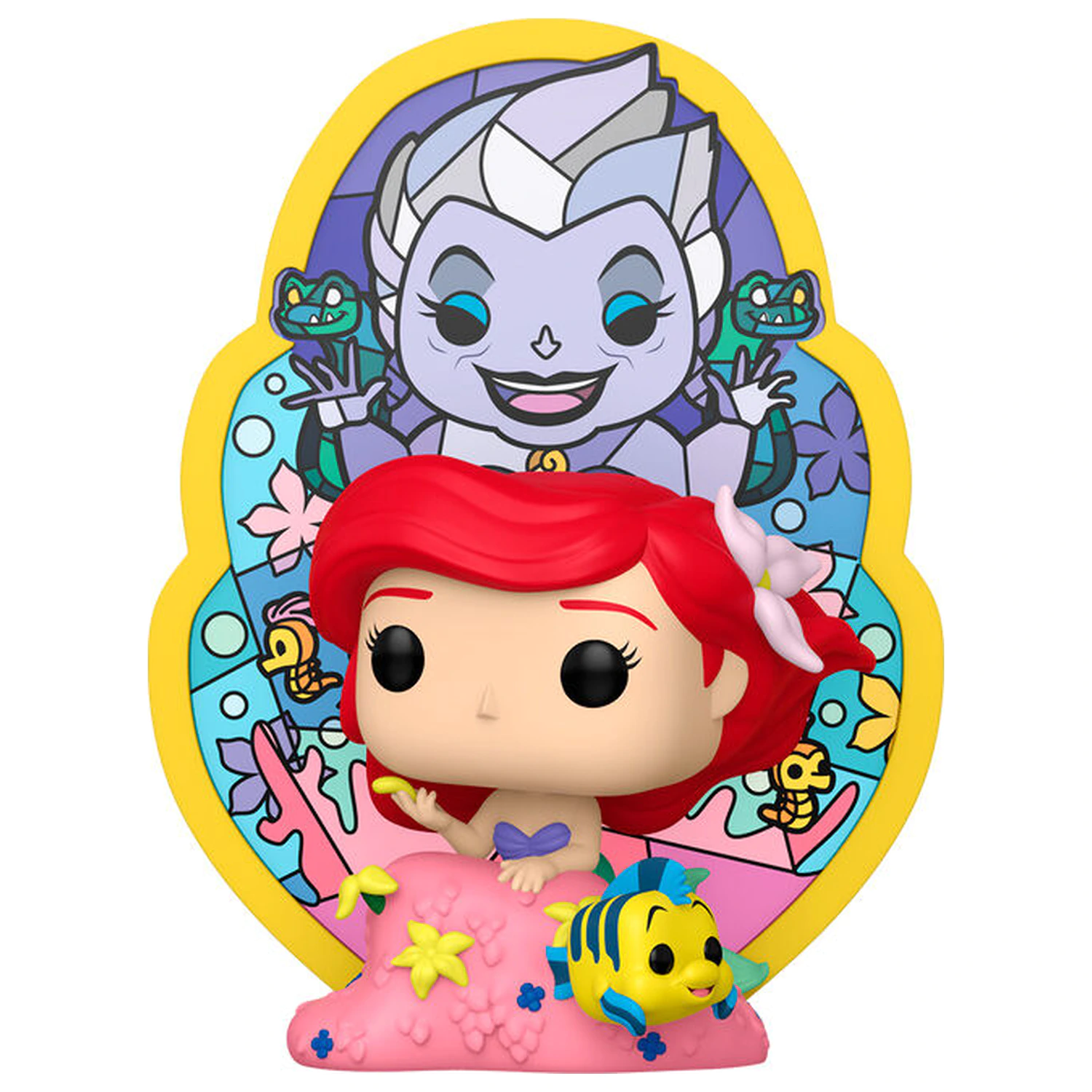 Funko POP figura Deluxe Disney The Little Mermaid Ariel Ursula Stained Glass termékfotó