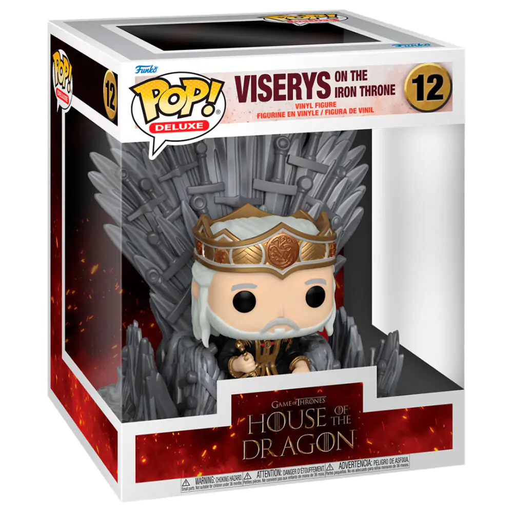 Funko POP figura Deluxe House of the Dragon Viserys on the Iron Throne termékfotó