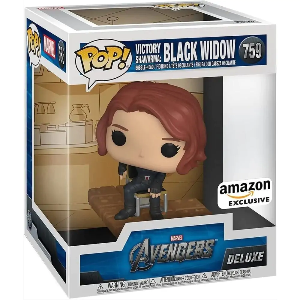 POP figure Deluxe Marvel Avengers Black Widow Exclusive termékfotó