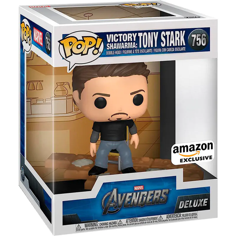 Funko POP figura Deluxe Marvel Avengers Tony Stark Exkluzív termékfotó
