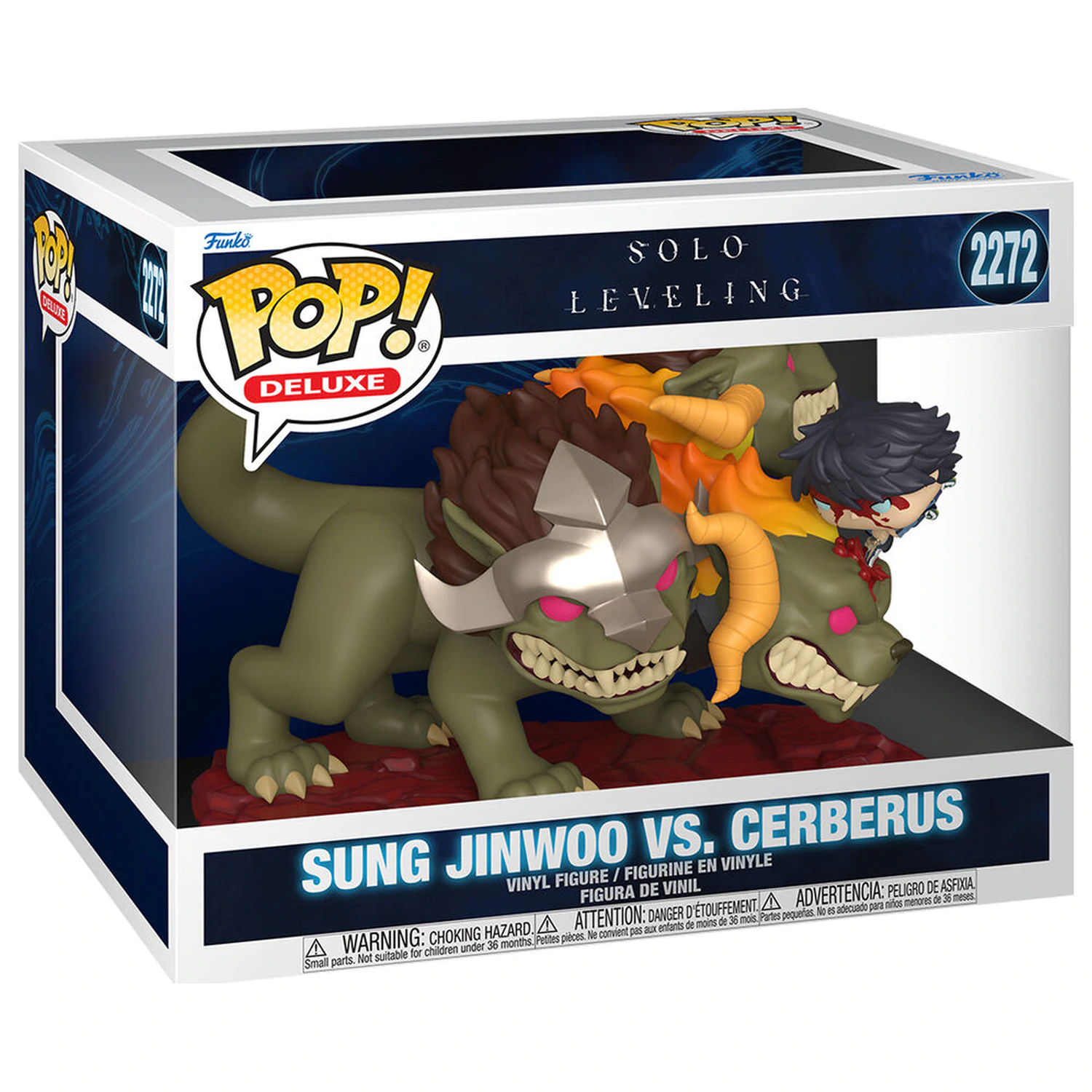 Funko POP figura Deluxe Solo Leveling Sung Jinwoo vs. Cerberus termékfotó