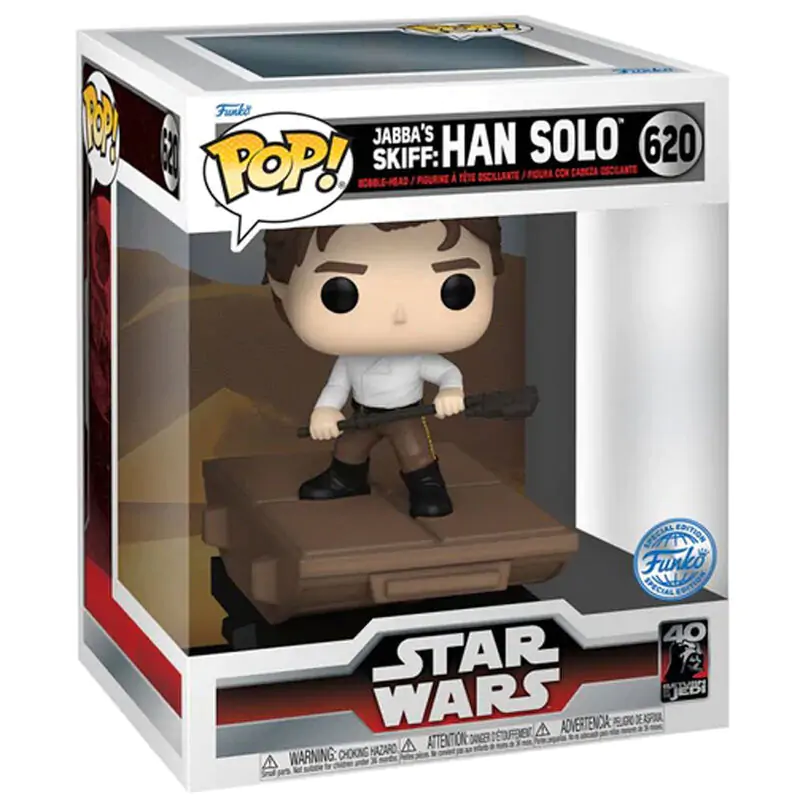 Funko POP figura Deluxe Star Wars Jabba Skiff Han Solo Exkluzív termékfotó