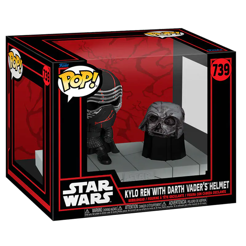 Funko POP figura Deluxe Star Wars Kylo Ren with Darth Vader Helmet termékfotó