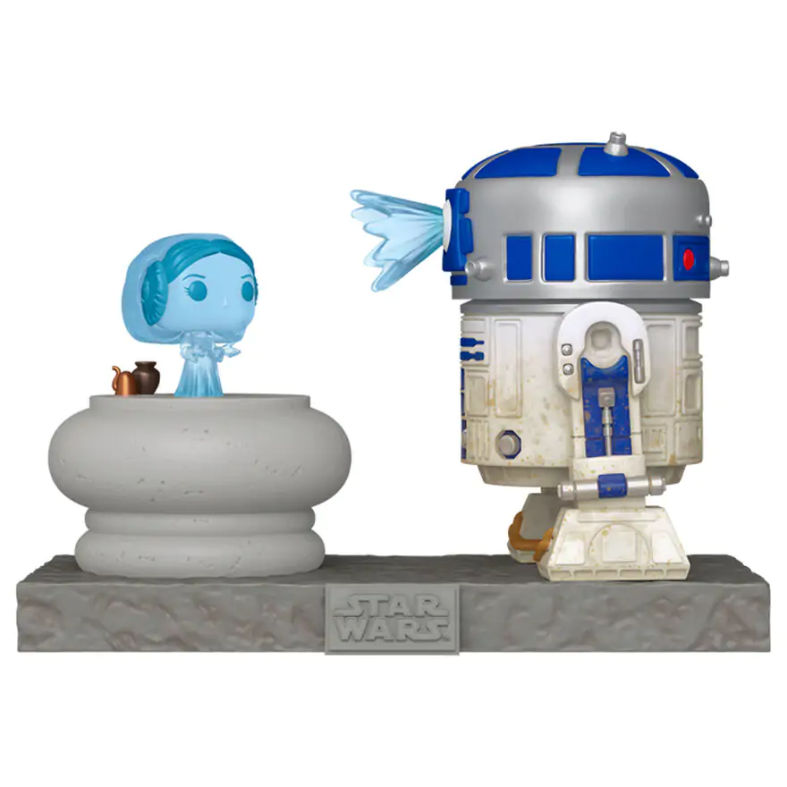 Funko POP figura Deluxe Star Wars R2-D2 and Princess Leia Hologram termékfotó