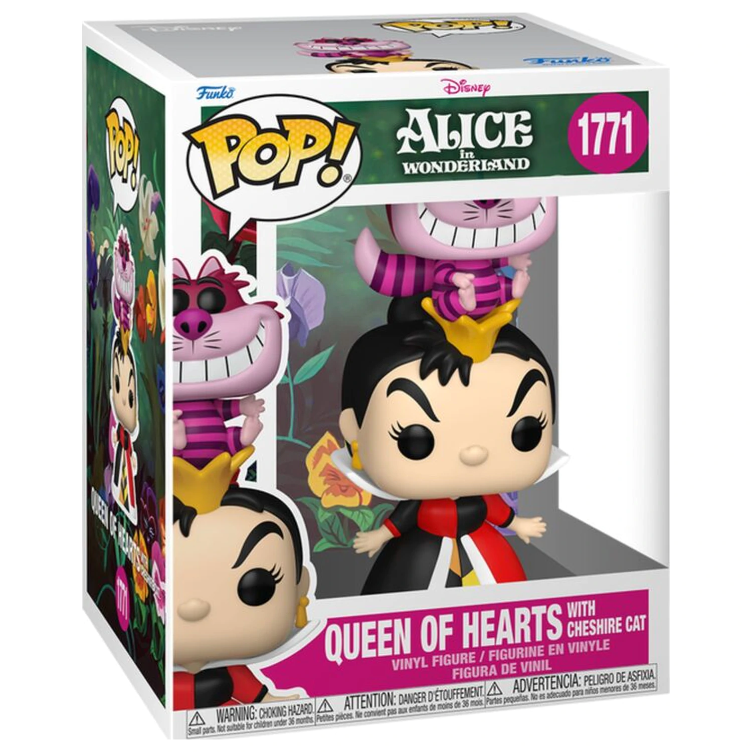 Funko POP figura Disney Alice In Wonderland Queen of Hearts With Cheshire Cat termékfotó