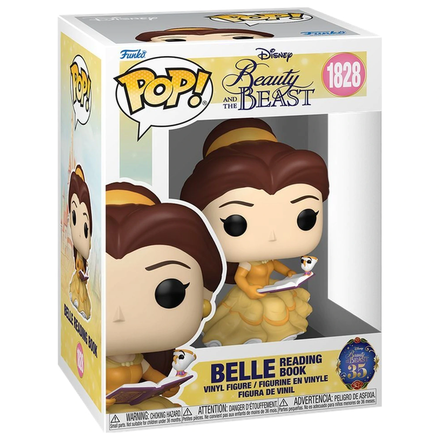 Funko POP figura Disney Beauty and the Beast Belle Reading Book termékfotó