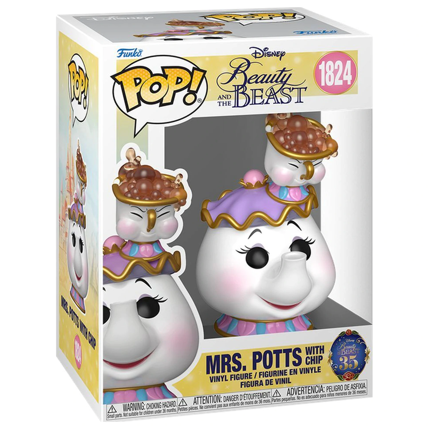 Funko POP figura Disney Beauty And The Beast Mrs. Potts with Chip termékfotó