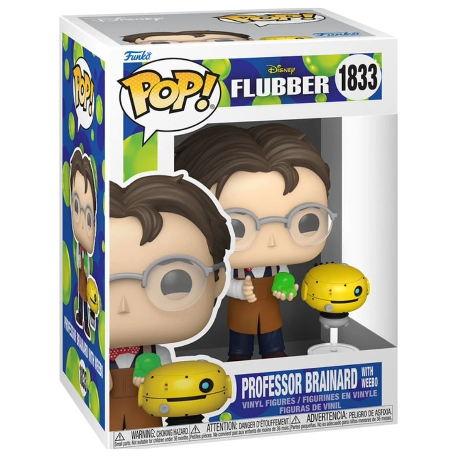 Funko POP figura Disney Flubber Professor Brainard with Weebo termékfotó