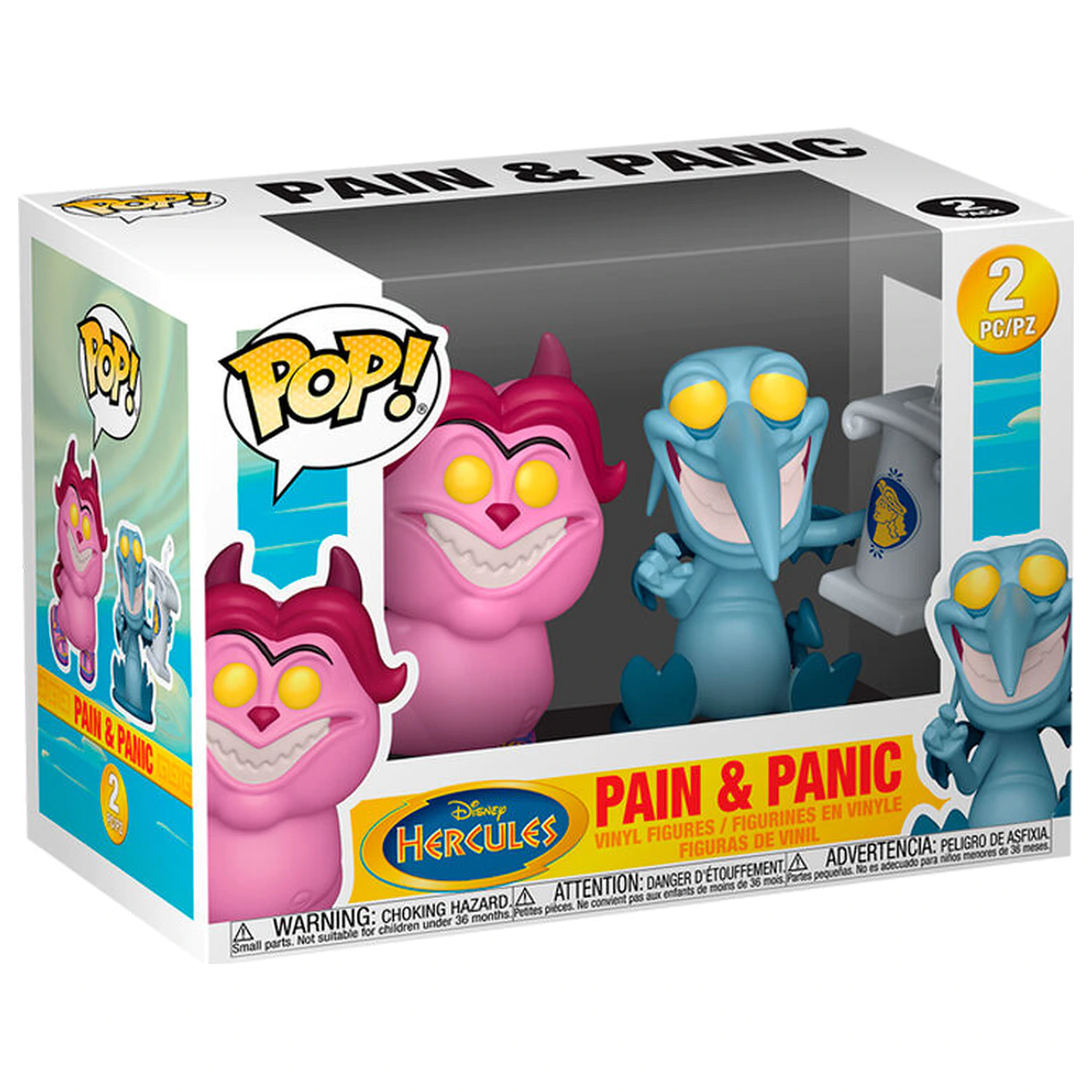 Funko POP figura Disney Hercules 2db-os figura csomag Pain & Panic termékfotó
