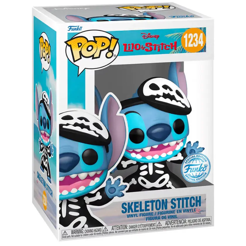 Funko POP figura Disney LiLo &amp; Stitch Skeleton Stitch Exkluzív termékfotó