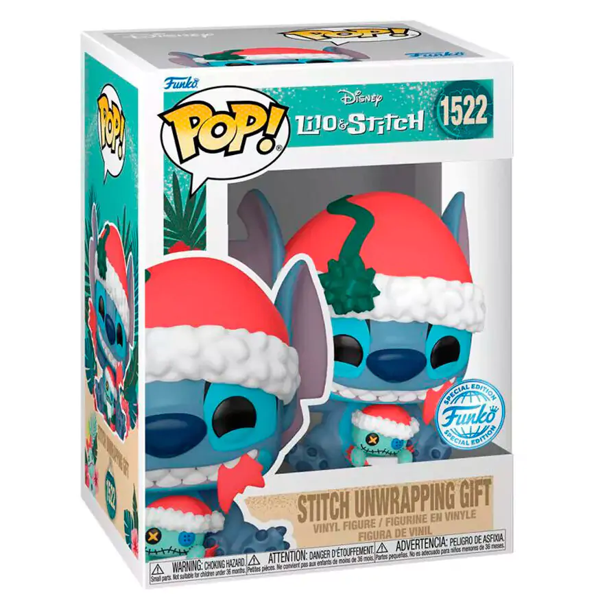 Funko POP figura Disney Lilo & Stitch - Stitch Unwrapping Gift termékfotó