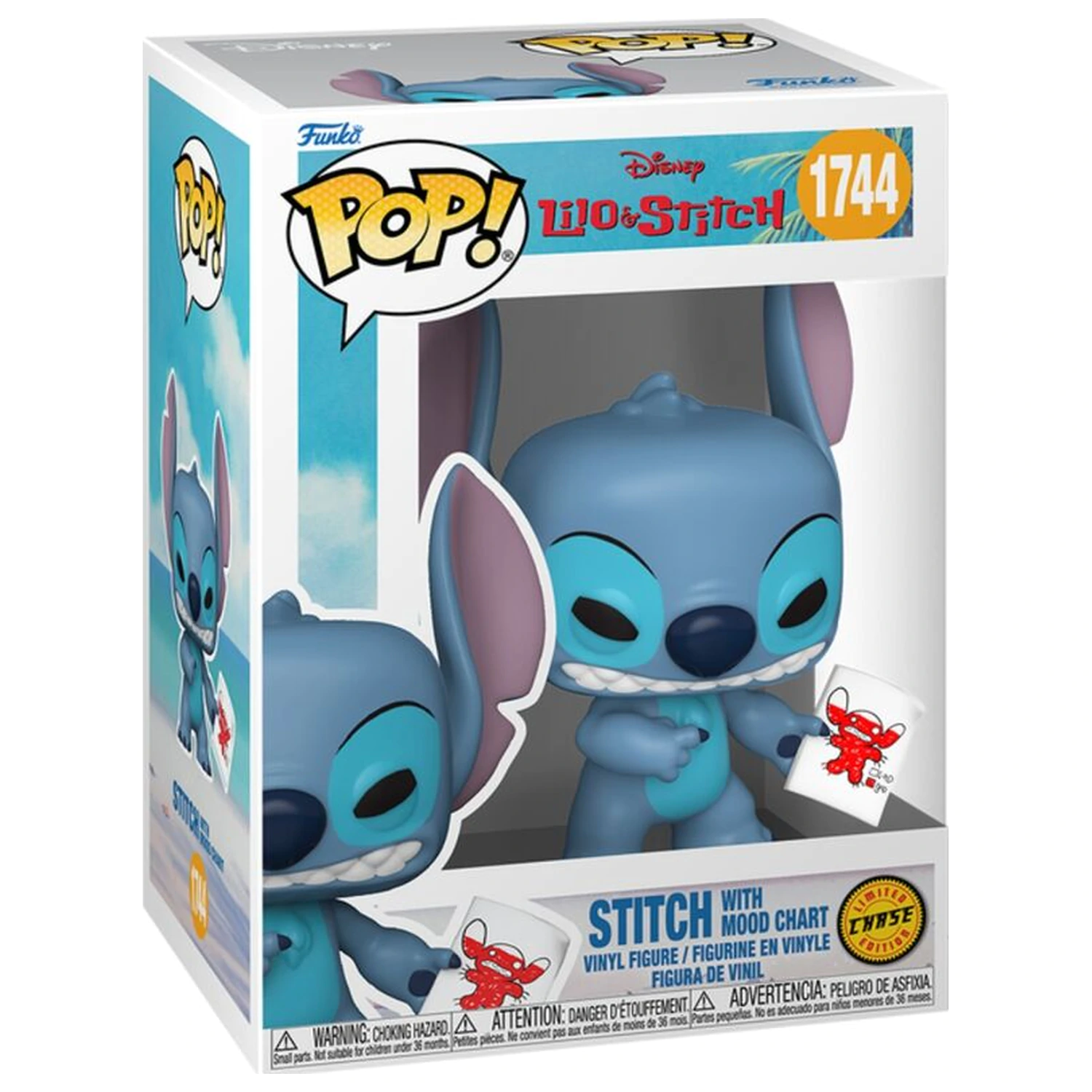 Funko POP figura Disney Lilo & Stitch - Stitch with Mood Chart Chase termékfotó